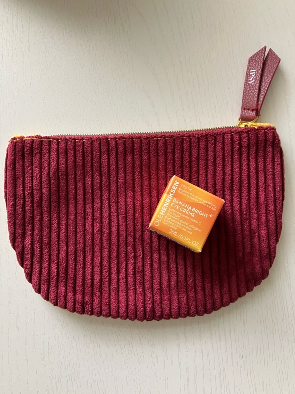 Ole Henriksen Banana Bright+ Eye Crème/Sample Size + Ipsy Bag (New In Package)